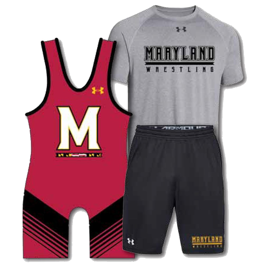 Under Armour Pack #4 (Under Armour Wrestling Singlet, Shirt, and Shorts Combo)