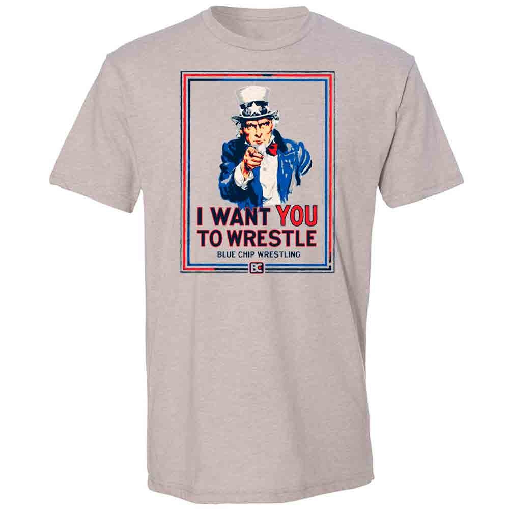 I Want You To Wrestle Wrestling T-Shirt