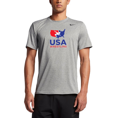 Nike USA Wrestling Legend Tee (Grey)