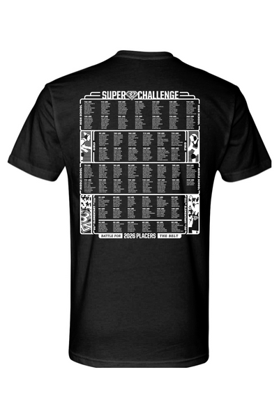 2026 Super 32 ADULT T-Shirt (PLACERS Names on Back)