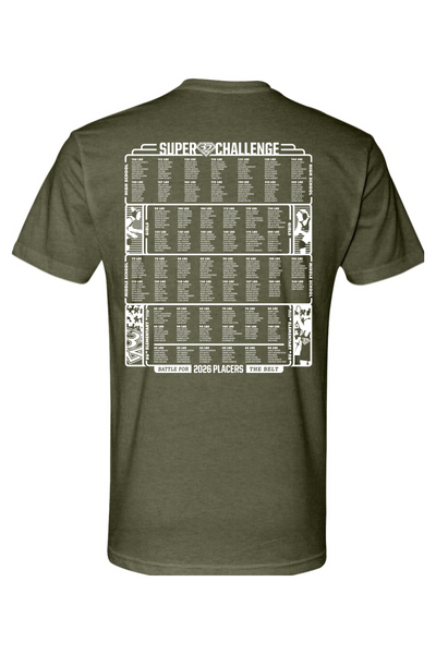 2026 Super 32 ADULT T-Shirt (PLACERS Names on Back)