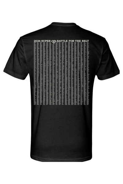 2026 Super 32 ADULT T-Shirt (ALL Wrestlers Names on Back)