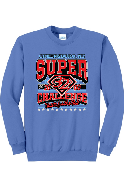 2026 Super 32 ADULT Crewneck Sweatshirt (PLACERS Names on Back)