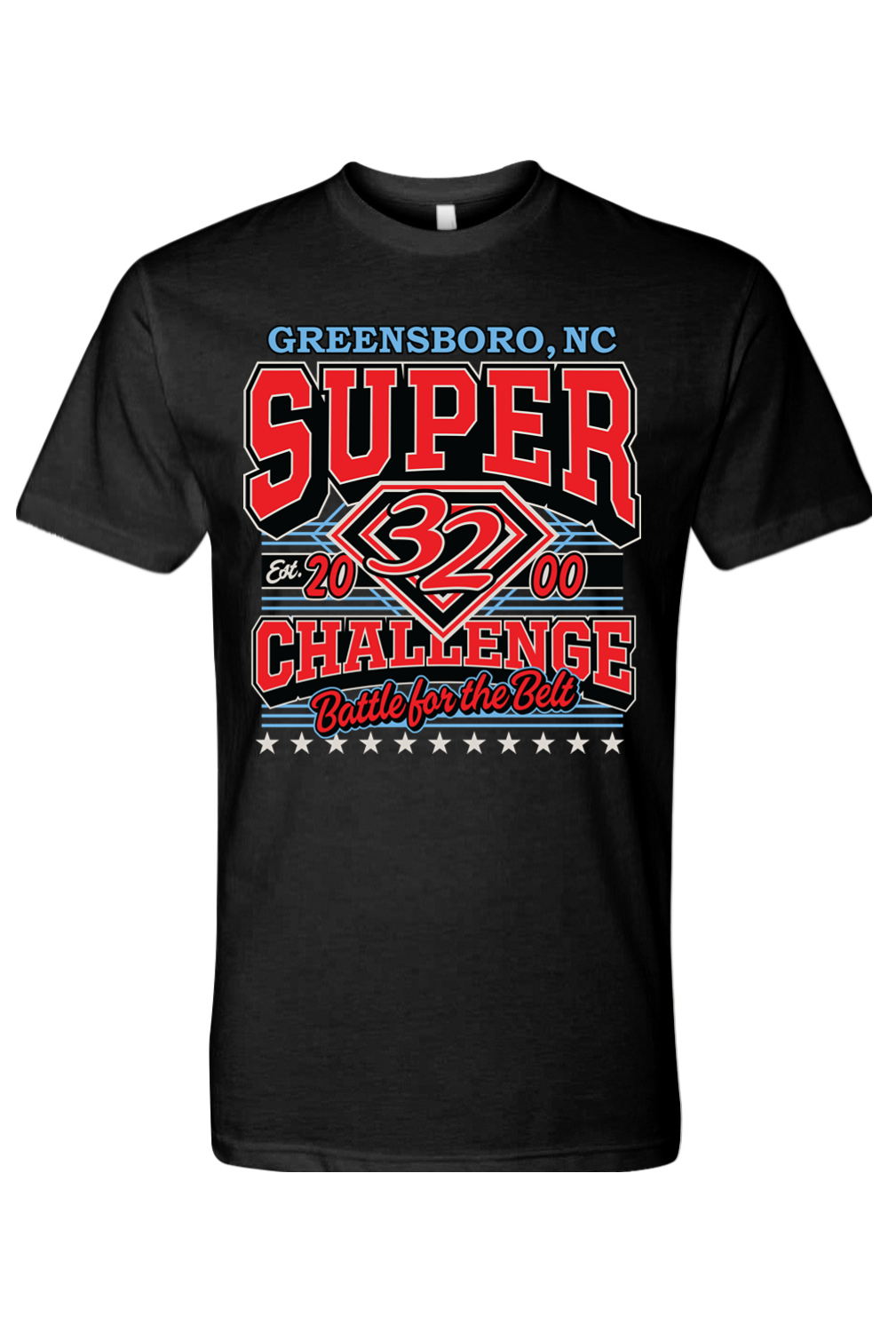 2026 Super 32 ADULT T-Shirt (ALL Wrestlers Names on Back)