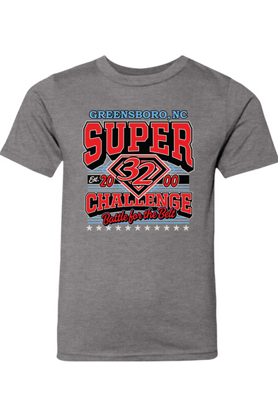 2026 Super 32 YOUTH T-Shirt (ALL Wrestlers Names on Back)