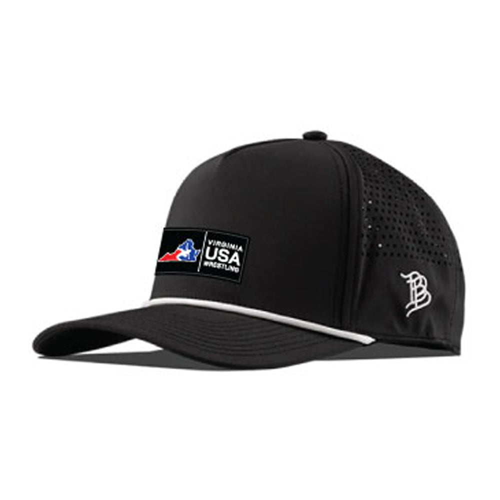 VA USA Wrestling Branded Bills Black Cap