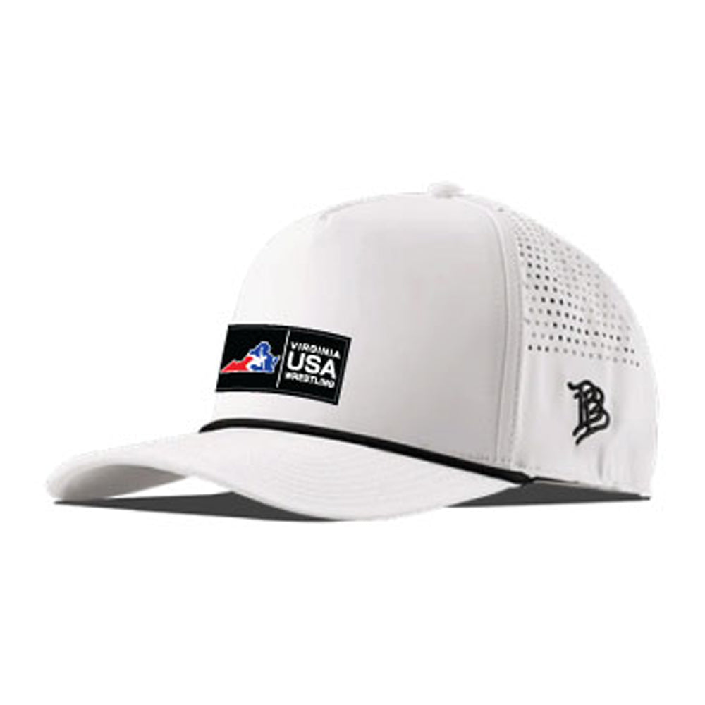 VA USA Wrestling Branded Bills White Cap