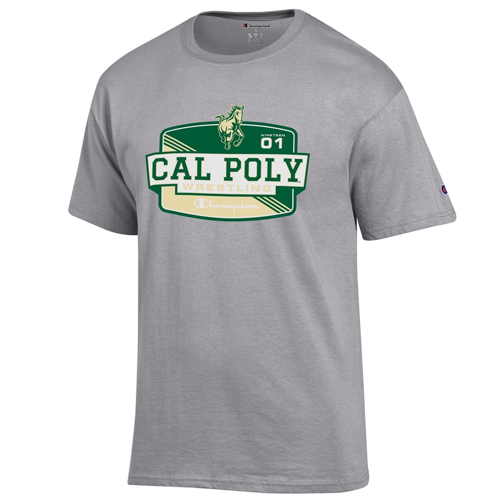 Cal Poly Mustangs Established Champion Wrestling T-Shirt