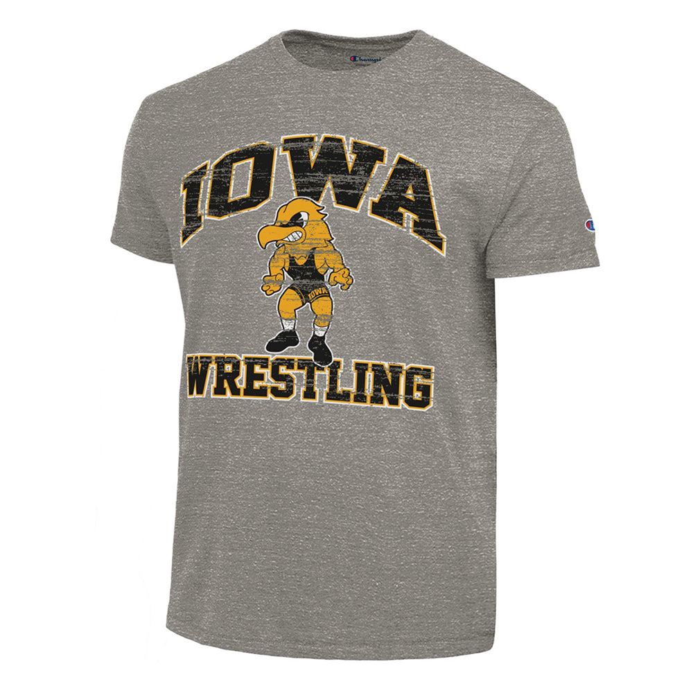 iowa hawkeye gear Iowa Champion Gunsmoke Heather Tee XL