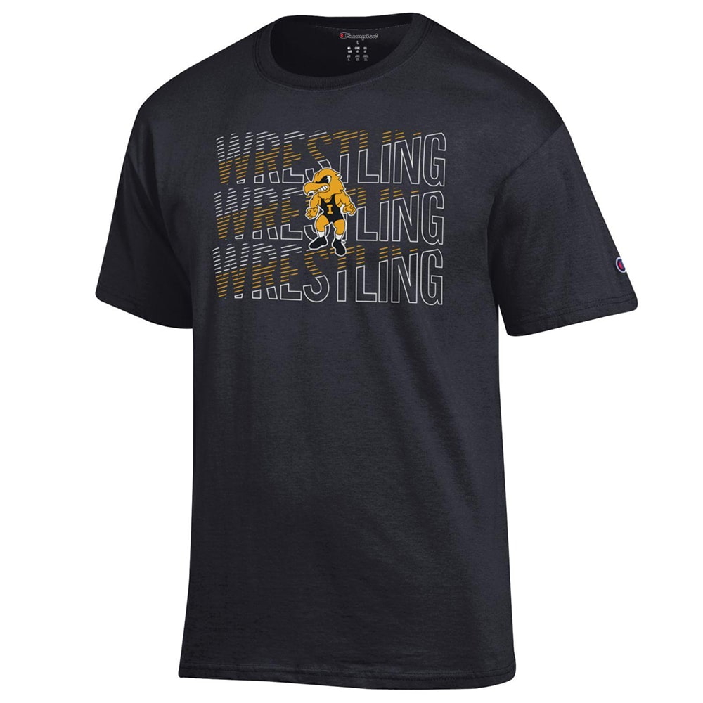 Iowa Hawkeyes Wrestling Dominate Champion T-Shirt - Shop Now! - Blue Chip  Wrestling