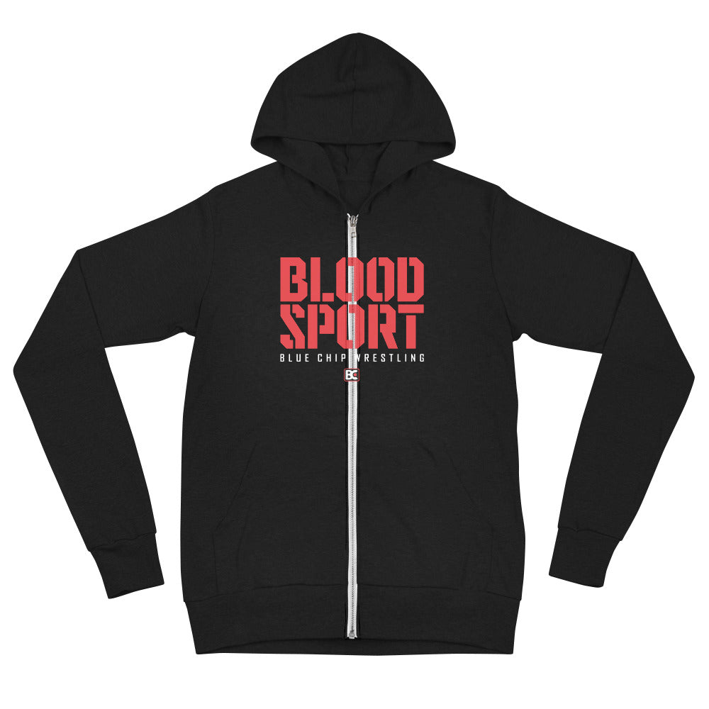 Blood Sport Wrestling Full Zip Hoodie