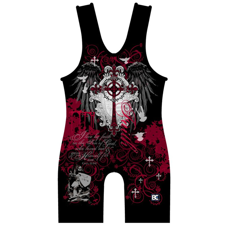 Faith Sublimated Wrestling Singlet - Blue Chip Wrestling