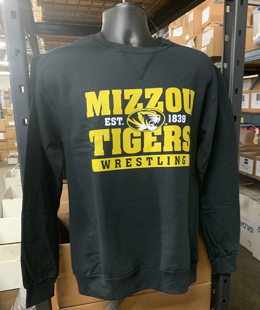 University of Missouri Tigers Wrestling Established 1839 Crewneck
