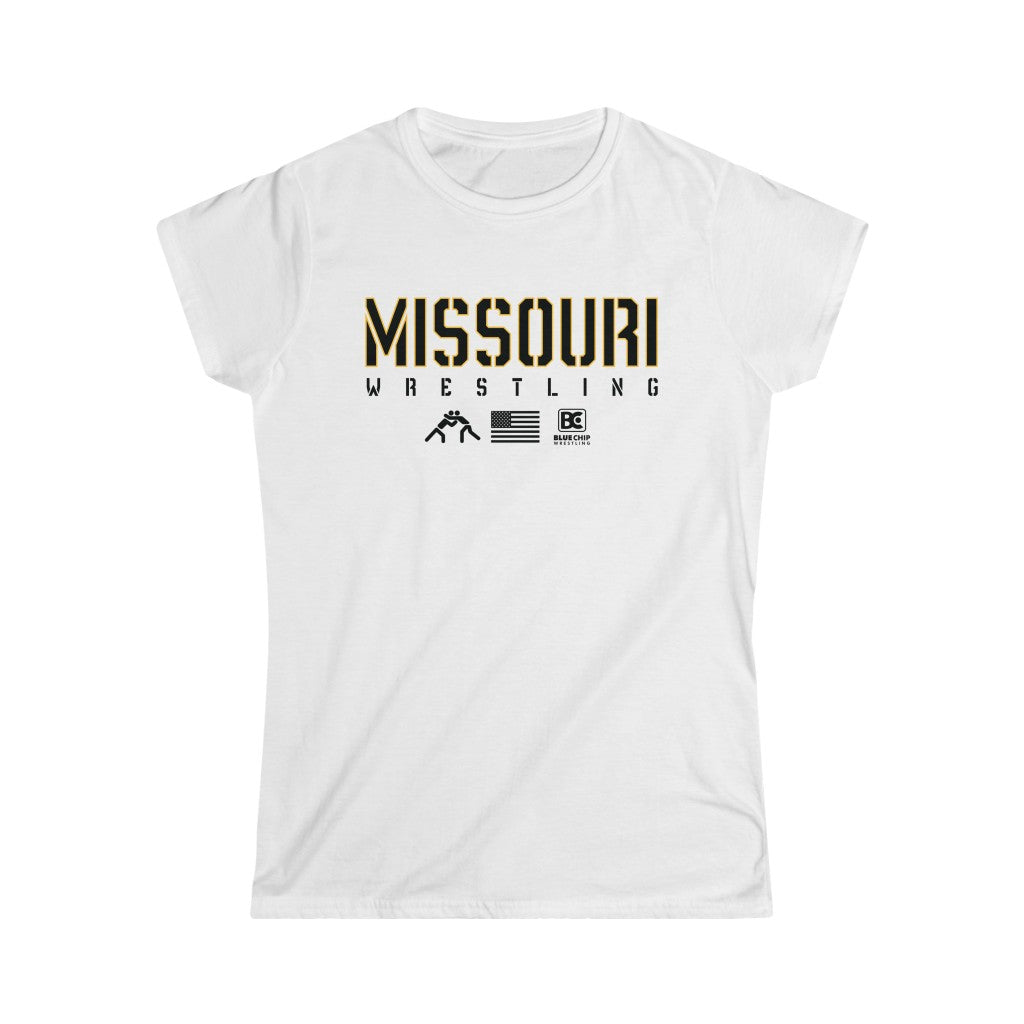 Missouri Wrestling Women's Softstyle Tee