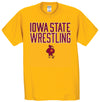 Iowa State Cyclones Mesh Fill Wrestling T-Shirt