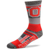 Ohio State Buckeyes Mountain Stripe Wrestling Socks