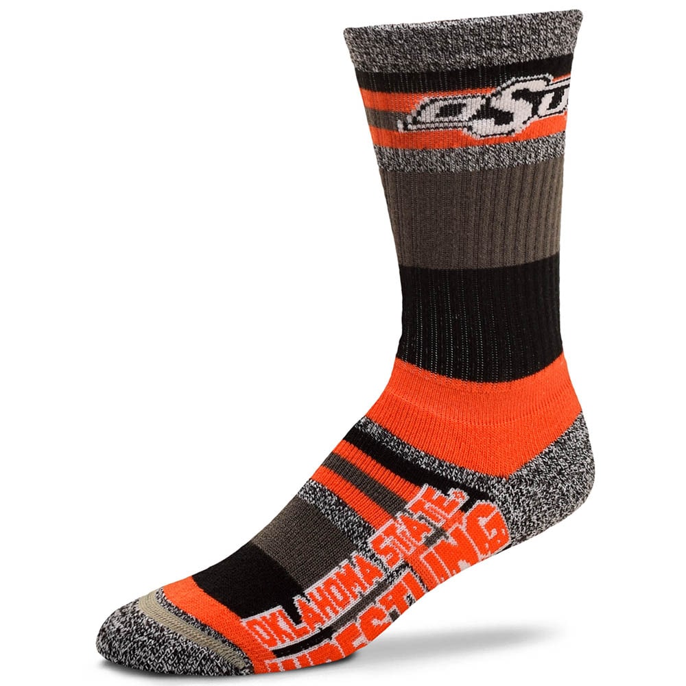 Oklahoma State Cowboys Mountain Stripe Wrestling Socks