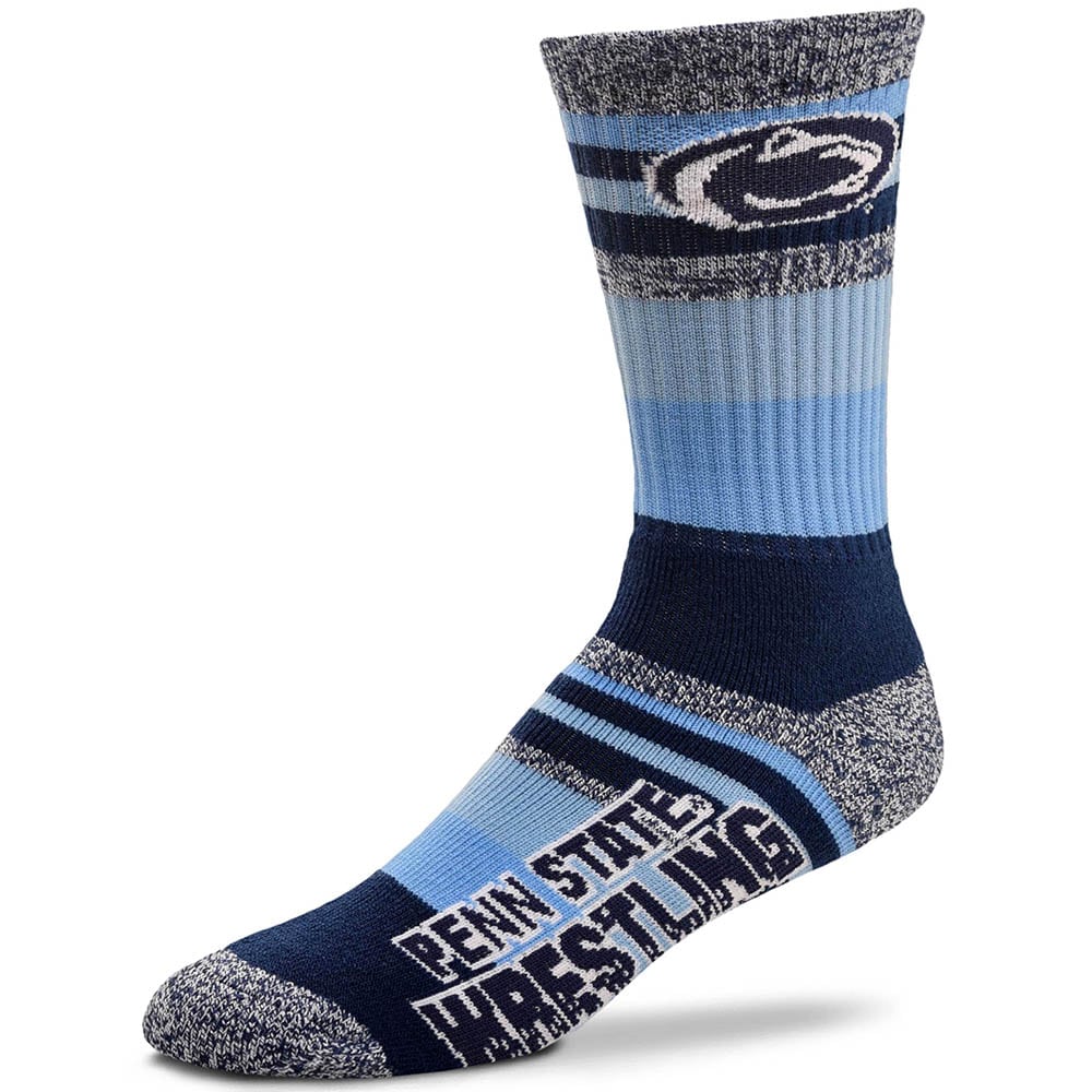 Penn State Nittany Lions Mountain Stripe Wrestling Socks