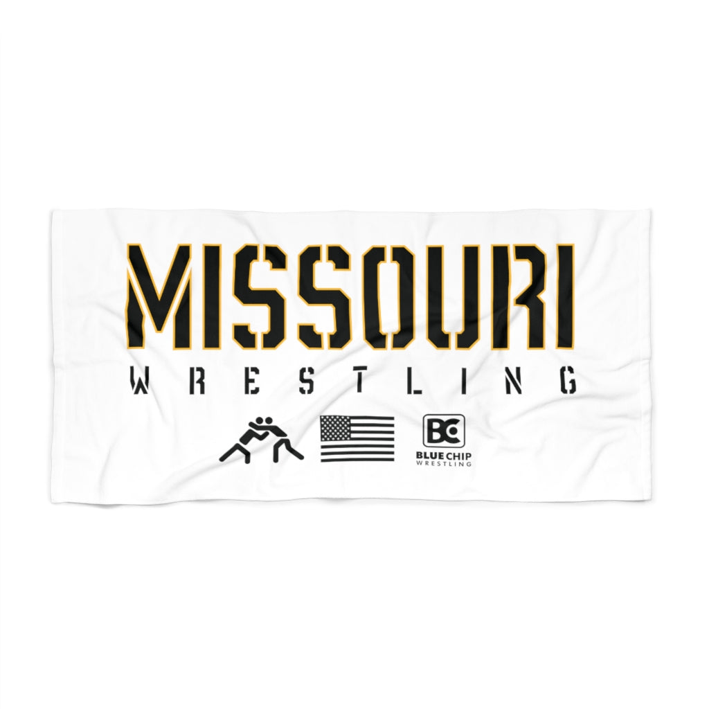 Missouri Wrestling Beach Towel