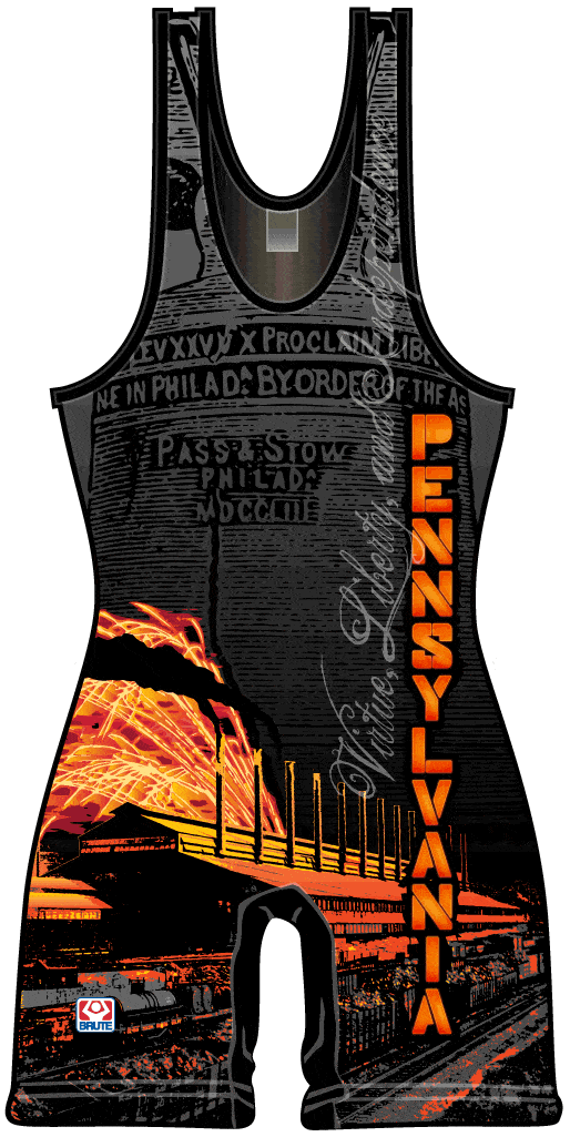 Custom penn state wrestling singlets shop