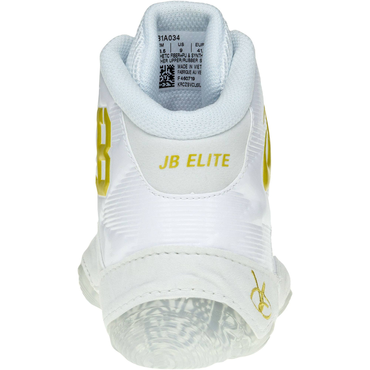 Shop for Asics JB Elite IV Wrestling Shoes (White / Rich Gold) Blue