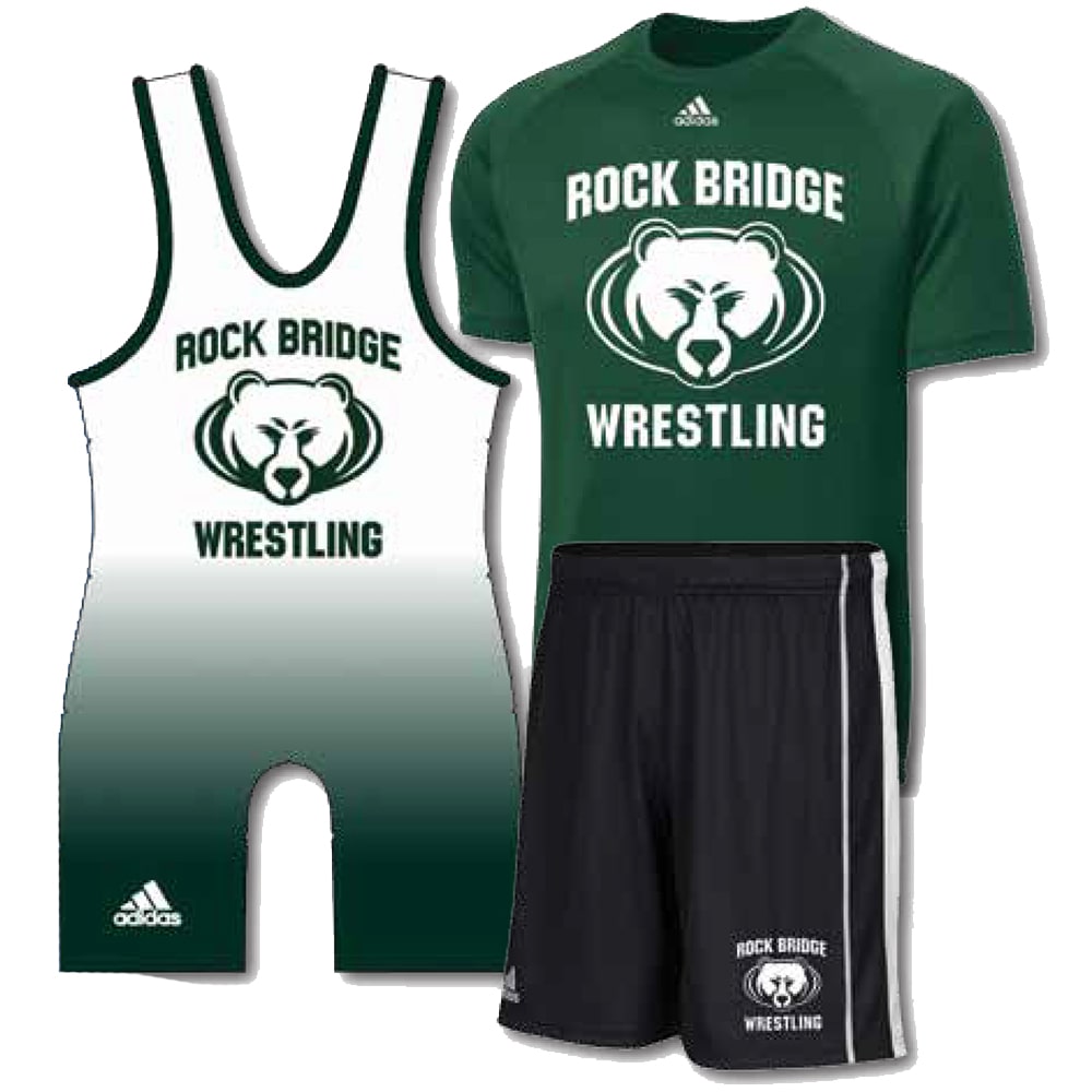 Adidas Pack #1 (Adidas Wrestling Singlet, Shirt, and Shorts Combo)