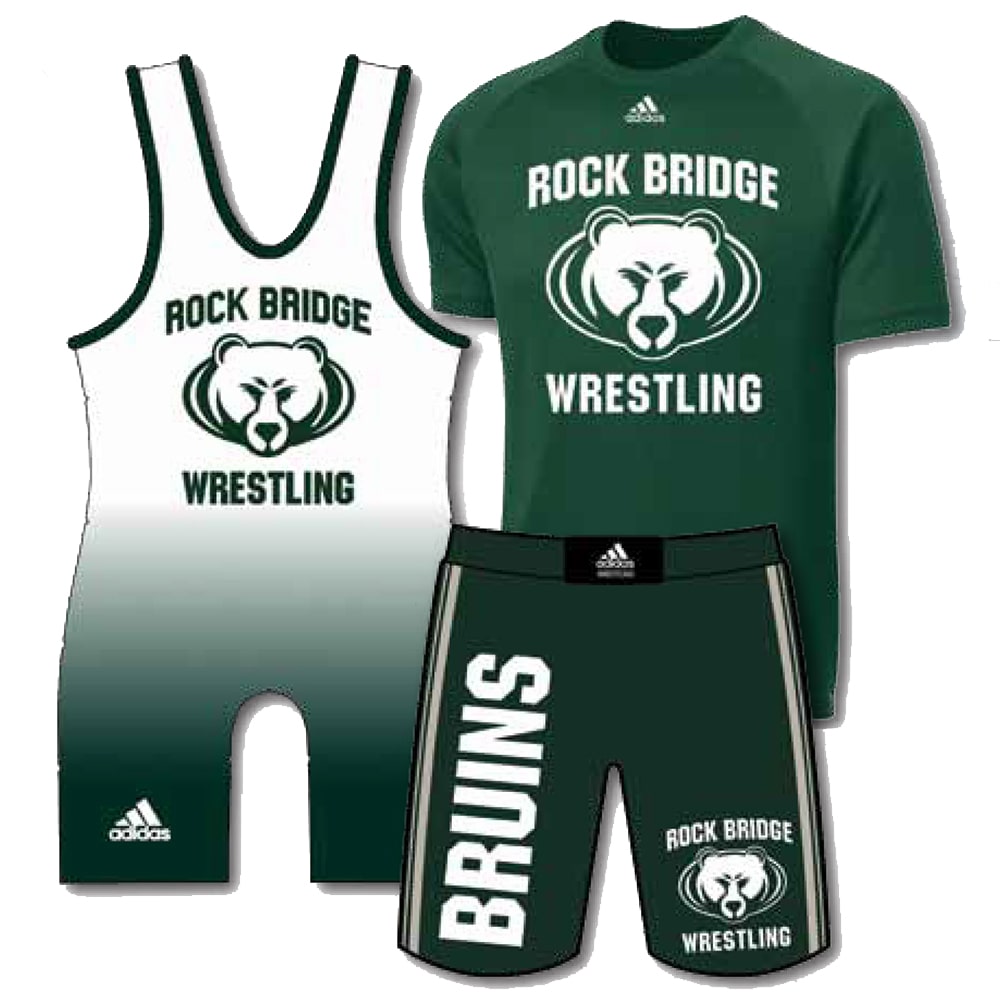 Adidas Pack #2 (Adidas Wrestling Singlet, Shirt, and Grappling Shorts Combo)