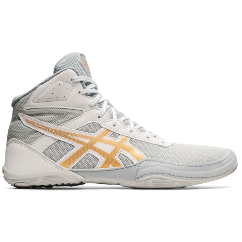 Asics Matflex 6 Wrestling Shoes (Glacier Grey / Pure Gold) - Blue Chip ...