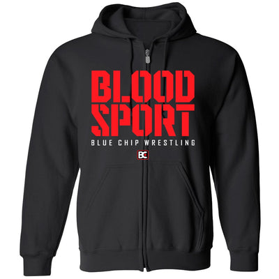 Blood Sport Wrestling Full Zip Hoodie