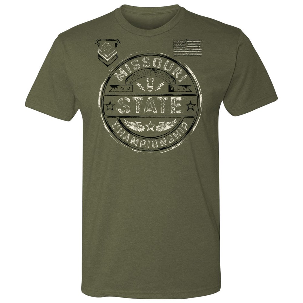 Missouri USA Freestyle Greco Tee (Army Green)