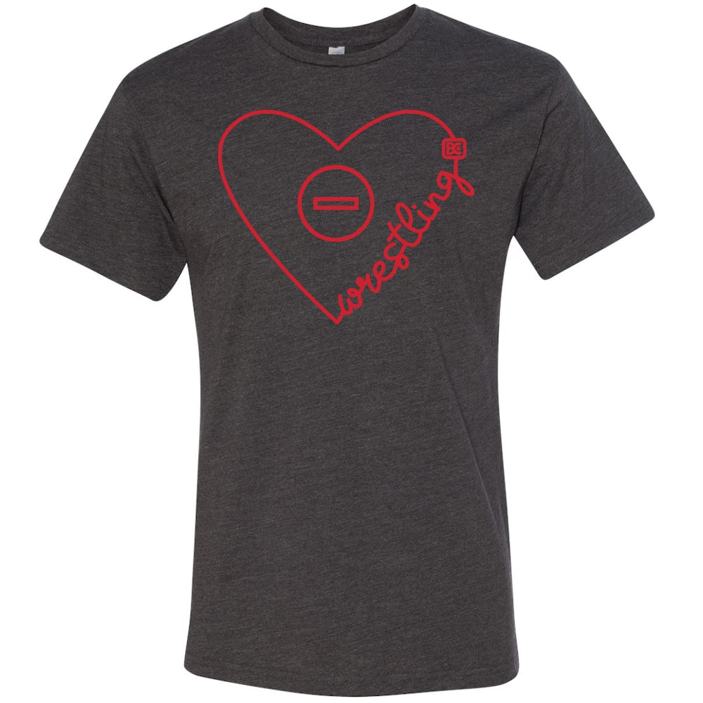 I Love Wrestling T-Shirt (Vintage Smoke)