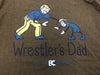 Wrestlers Dad Family Circle Tee (Brown)