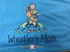 Wrestlers Mom Family Circle Shirt (Teal)