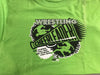 Wrestlers Cheerleader Lime Green T-Shirt