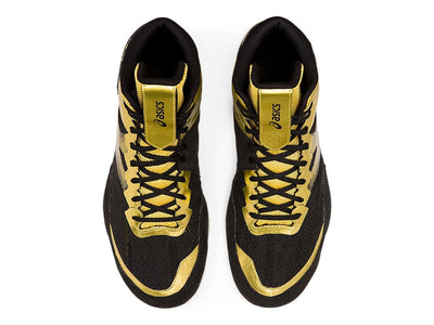 Asics JB Elite IV Wrestling Shoes (Rich Gold / Black)
