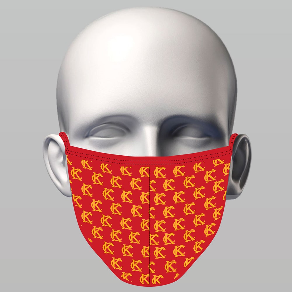 Sewn  Face Mask - KC Red