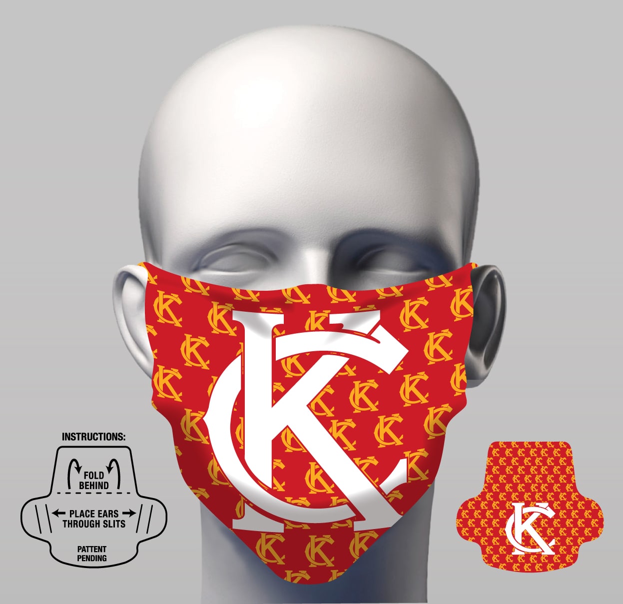 Face Cover - KC Red