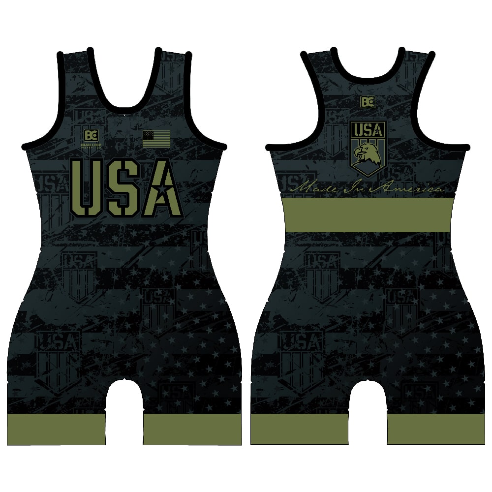 Made in America 5.0 Black Ops Womens Wrestling Singlet