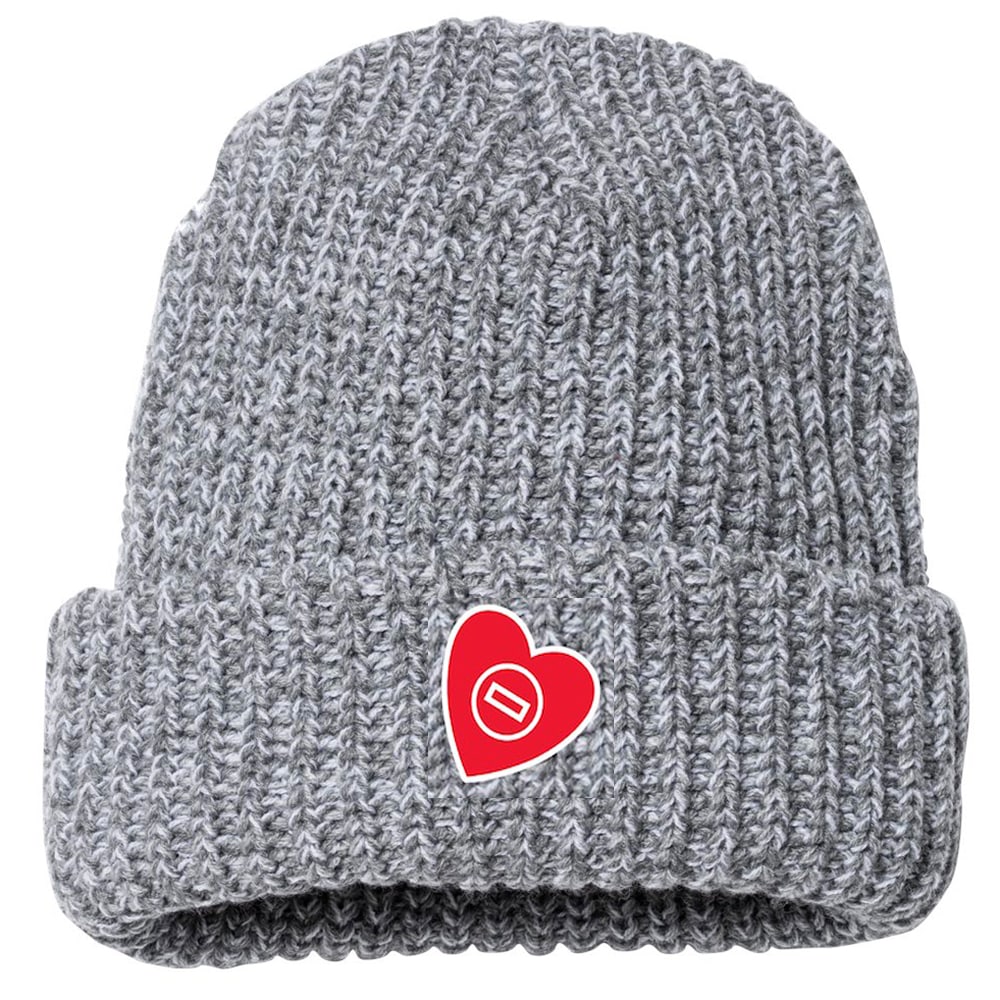 Mat Heart Embroidered Wrestling Beanie