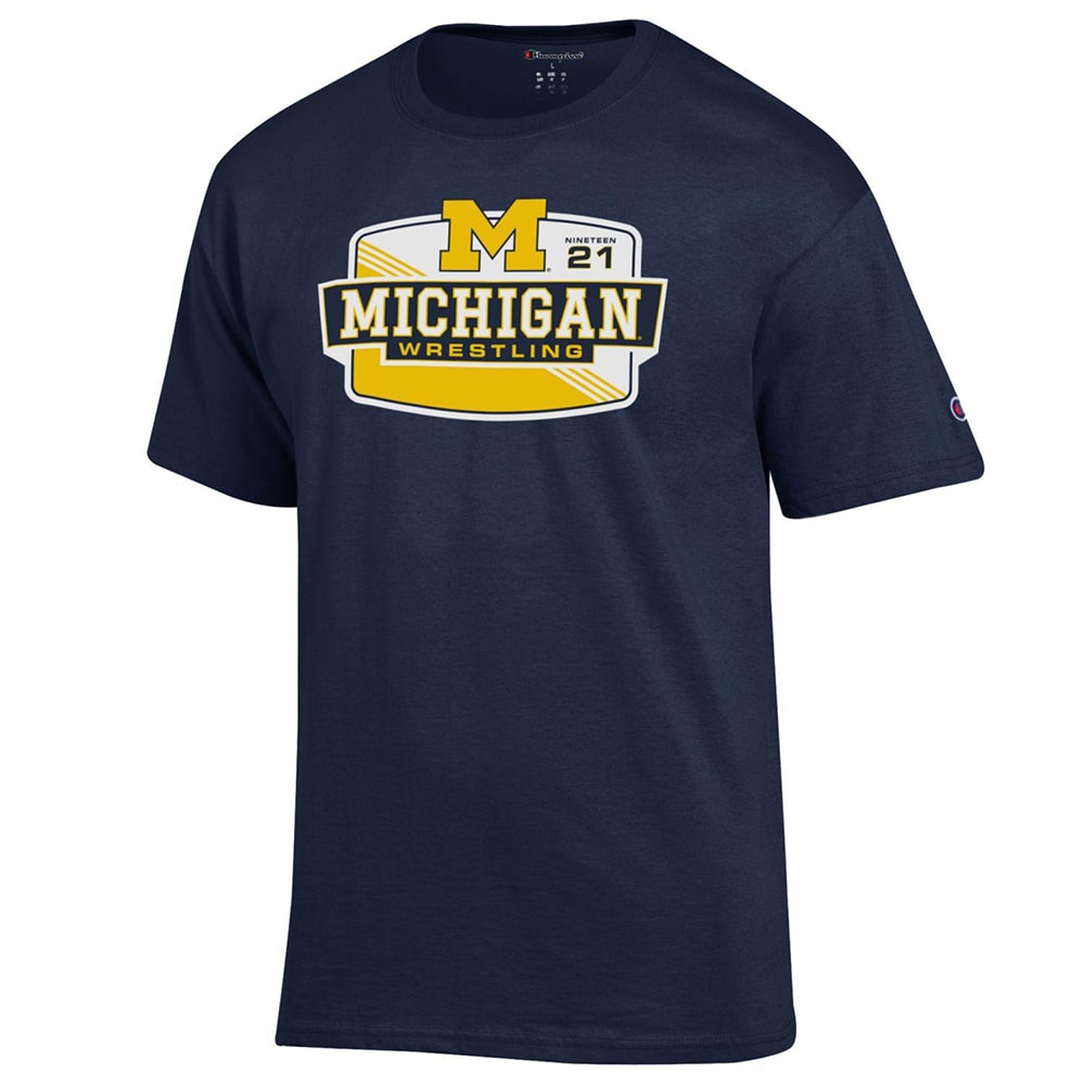 Michigan Wolverines Established Champion Wrestling T-Shirt