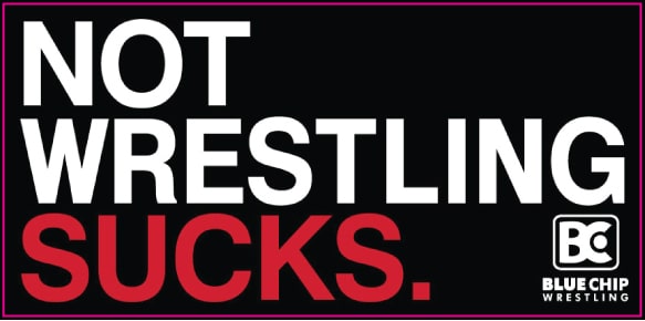Not Wrestling Sucks Bumper Sticker