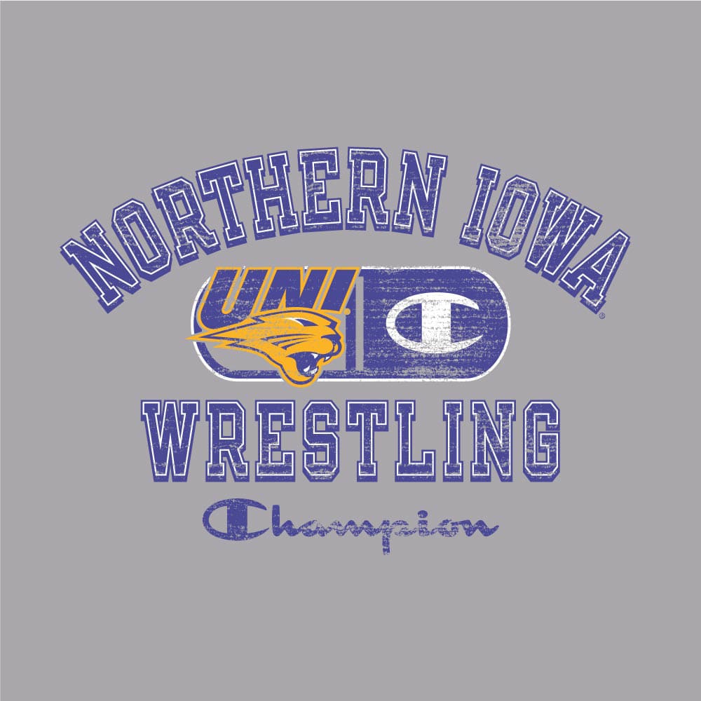 Northern Iowa Panthers Champion Wrestling T-Shirt