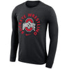 Ohio State Buckeyes Wrestling Nike Dri-Fit Legend 2.0 Long Sleeve T-Shirt