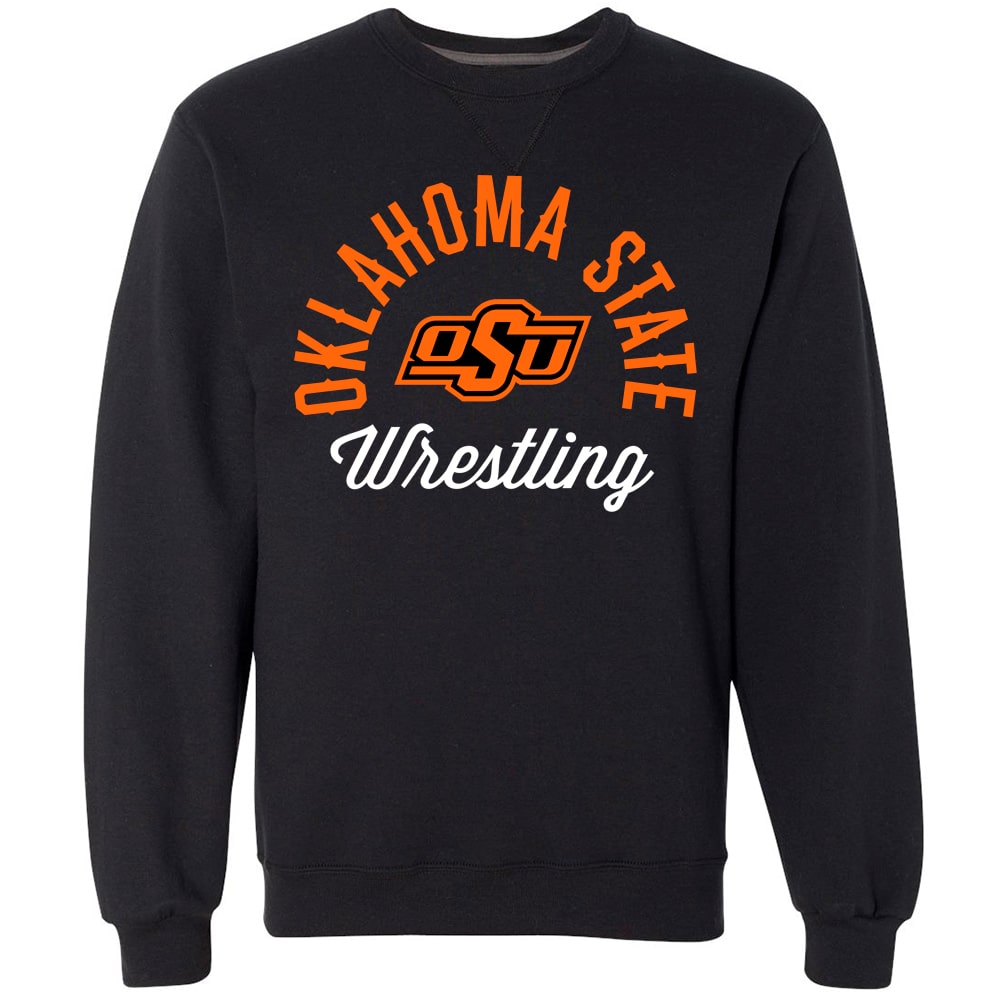 Oklahoma State Cowboys Wrestling Rising Crewneck
