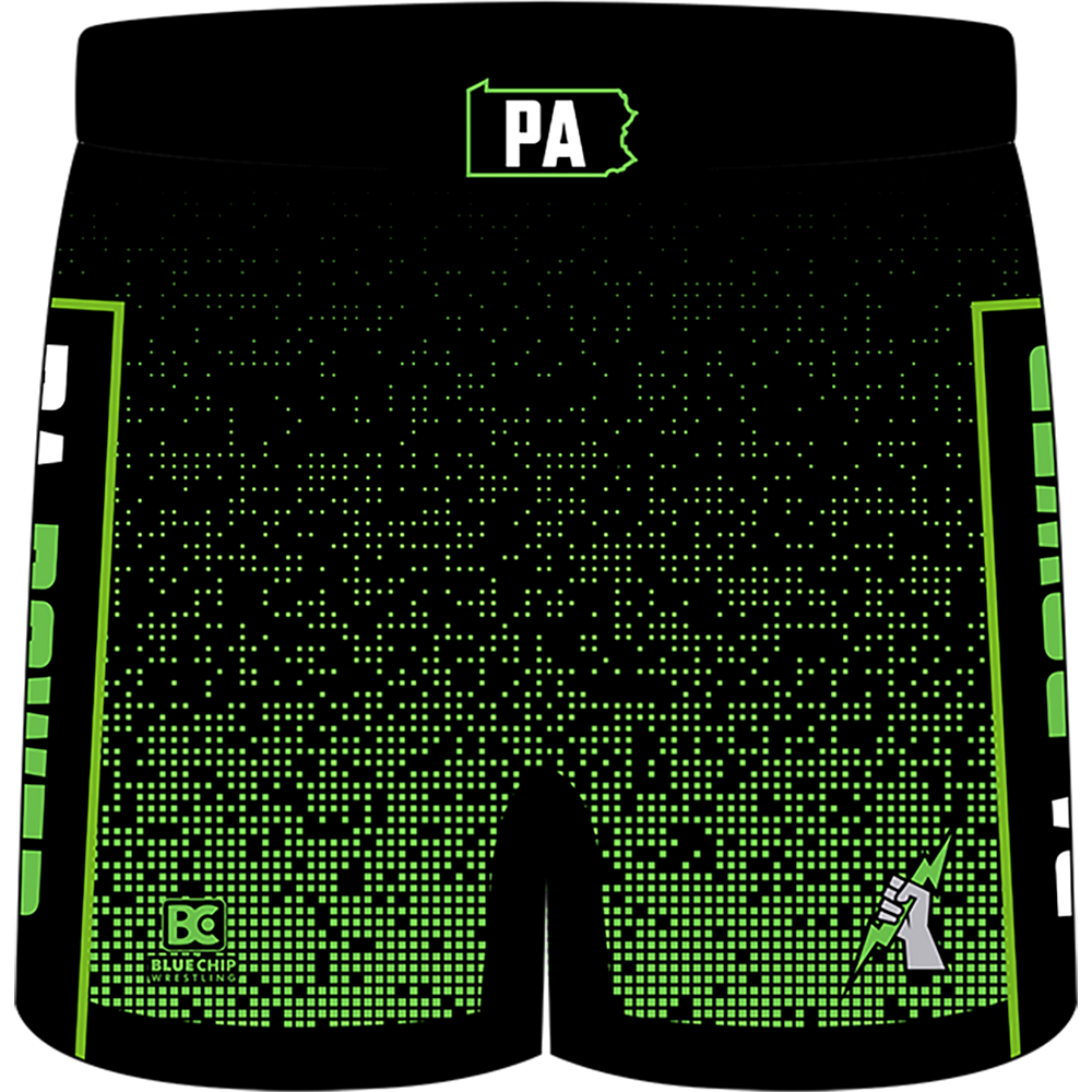 Power Sublimated Fight Shorts Design