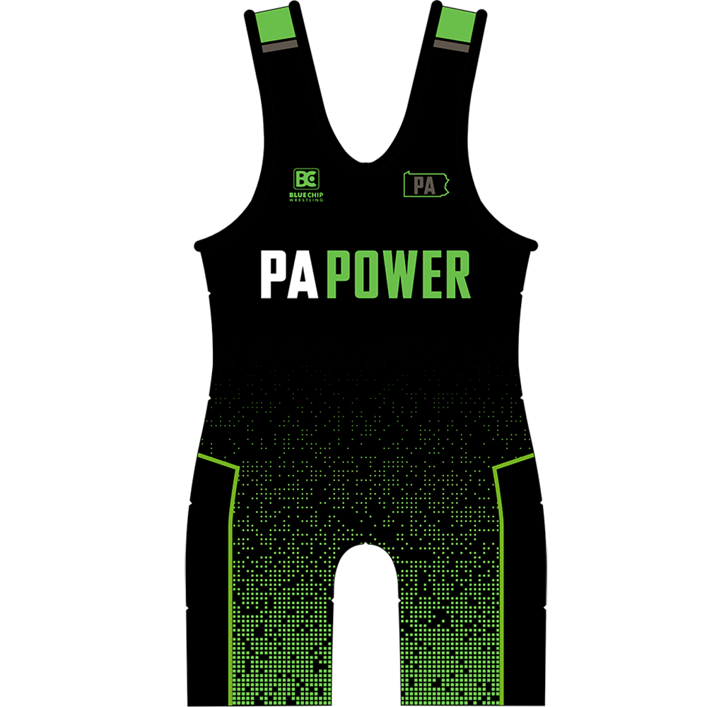 Power Black Sublimated Singlet Design