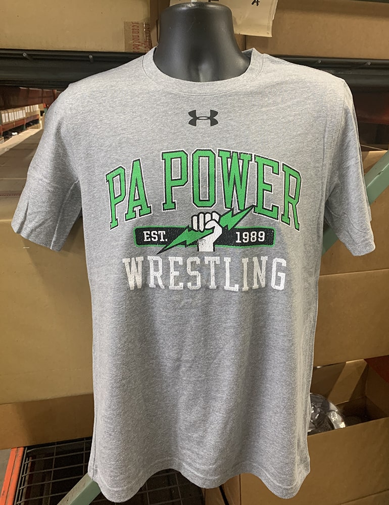 PA Power Grey Under Armour Tee