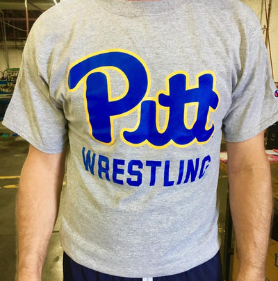 Pittsburgh Panthers Champion Wrestling T-Shirt Shop Now! Blue