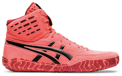 All pink asics wrestling shoes sales