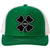 St. Pat Mat Snapback Trucker Cap (Green / White)